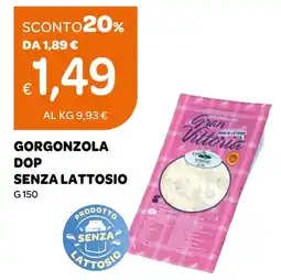 Ekom Gorgonzola Dop senza lattosio Gran Vittoria offerta
