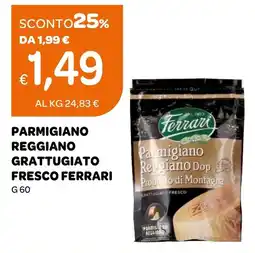 Ekom Parmigiano Reggiano grattugiato fresco Ferrari offerta