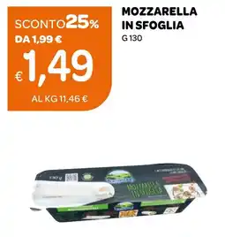 Ekom Mozzarella in sfoglia offerta