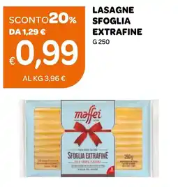 Ekom Lasagne sfoglia extrafine offerta