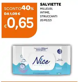 Ekom Salviette Milleusi Detergenti Nice cosmetics offerta