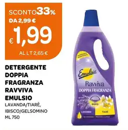 Ekom Detergente doppia fragranza ravviva emulsio offerta