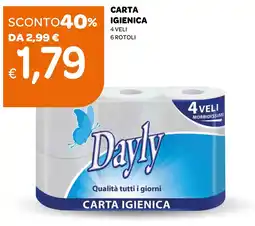 Ekom Dayly carta igienica offerta