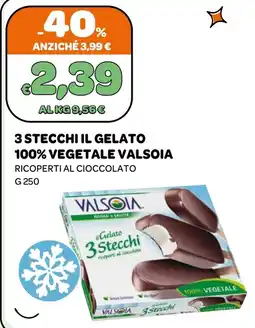 Ekom Valsoia 3 Stecchi Gelato 100% Vegetable offerta