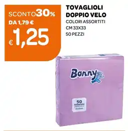 Ekom Tovaglioli Bonny offerta