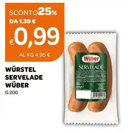 Ekom Würstel servelade Wüber offerta