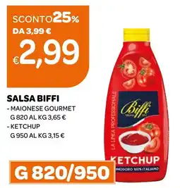 Ekom Salsa Biffi Ketchup offerta