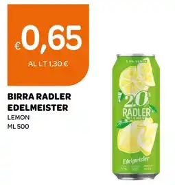 Ekom Birra Radler Edelmeister Lemon offerta