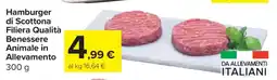 Carrefour Hamburger Di Scottona offerta