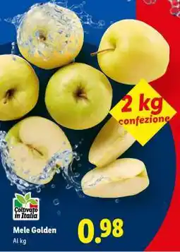Lidl Mele Golden offerta