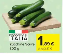 Carrefour ZUCCHINE SCURE offerta