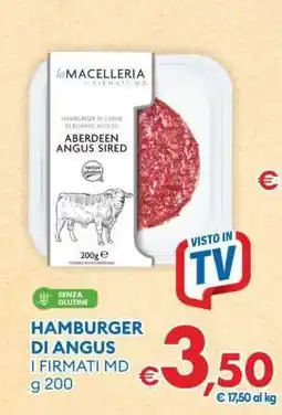 MD Discount HAMBURGER DI ANGUS offerta