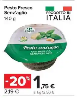 Carrefour Pesto Fresco Senz'aglio offerta