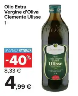 Carrefour Olio Extra Vergine d’Oliva Clemente Ulisse offerta