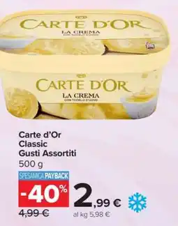 Carrefour Carte d’Or Classic Gusti Assortiti offerta