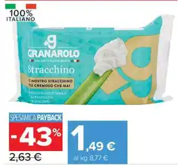 Carrefour GRANAROLO Stracchino offerta