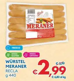 MD Discount WÜRSTEL MERANER offerta