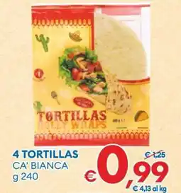 MD Discount 4 TORTILLAS offerta