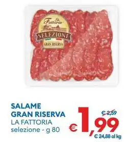 MD Discount SALAME GRAN RISERVA offerta