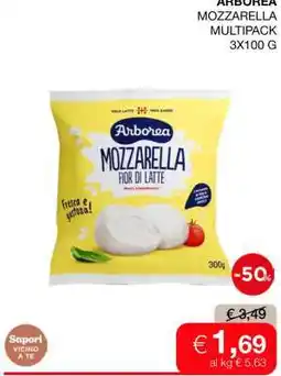 Coop ARBOREA MOZZARELLA MULTIPACK 3X100 G offerta
