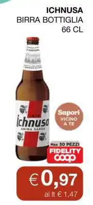ICHNUSA BIRRA BOTTIGLIA 66 CL