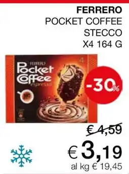 Coop FERRERO POCKET COFFEE STECCO offerta