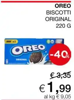 Coop OREO BISCOTTI ORIGINAL 220 G offerta