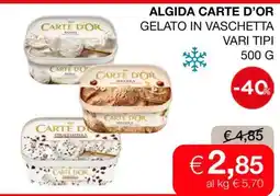 Coop ALGIDA Carte d'Or offerta