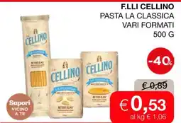 Coop F.LLI CELLINO, PASTA LA CLASSICA offerta