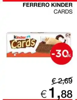 Coop FERRERO Kinder Cards offerta