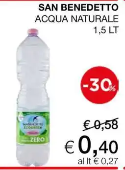 Coop SAN BENEDETTO ACQUA NATURALE offerta