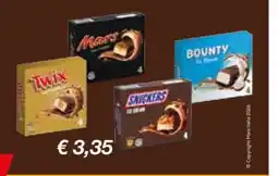 Coop Mars, Bounty, Snickers, Twix offerta