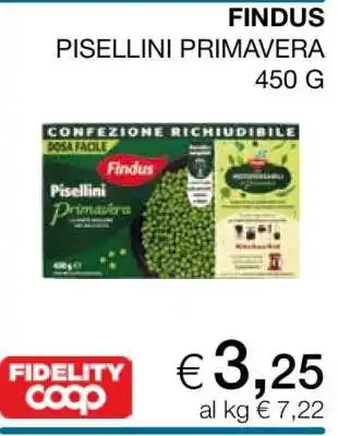 Coop Findus Pisellini Primavera offerta