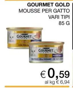 Coop Gourmet Gold Mousse per Gatto offerta