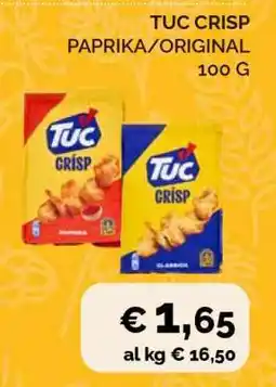 Coop TUC CRISP PAPRIKA/ORIGINAL 100 G offerta
