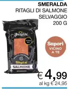 Coop SMERALDA RITAGLI DI SALMONE SELVAGGIO 200 G offerta