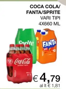 Coop Coca Cola/Fanta/Sprite offerta