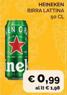 Coop HEINEKEN BIRRA LATTINA offerta