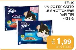 Coop FELIX UMIDO PER GATTO LE GHIOTTONERIE offerta