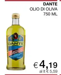 Coop DANTE OLIO DI OLIVA offerta