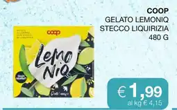 Coop COOP GELATO LEMONIQ STECCO LIQUIRIZIA offerta