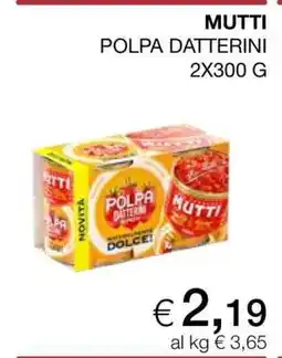 Coop Mutti Polpa Datterini offerta