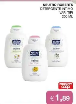 Coop Neutro Roberts Detergente intimo offerta