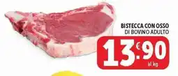 Deco Supermercati Bistecca con osso di bovino adulto offerta