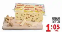Deco Supermercati President Emmental offerta