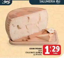 Deco Supermercati Grana Padano DOP offerta