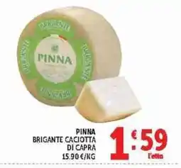 Deco Supermercati Pinna Brigante Caciotta di Capra offerta