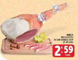 Deco Supermercati King's Prosciutto di San Daniele Dop offerta