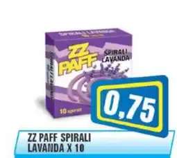 Punto Vigas ZZ Paff spirali lavanda offerta