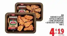 Deco Supermercati AIA Durango alette di pollo arrosto offerta